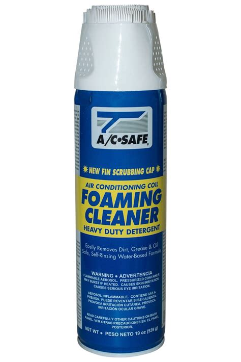 AC-Safe 19 oz Air Conditioner Coil Cleaner Foam Spray for Plumbing ...