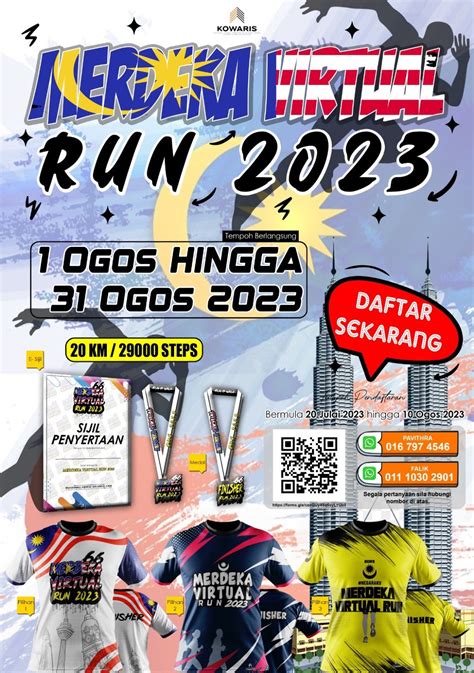 Merdeka Virtual Run 2023, July 21 to August 31 | Online Event | AllEvents
