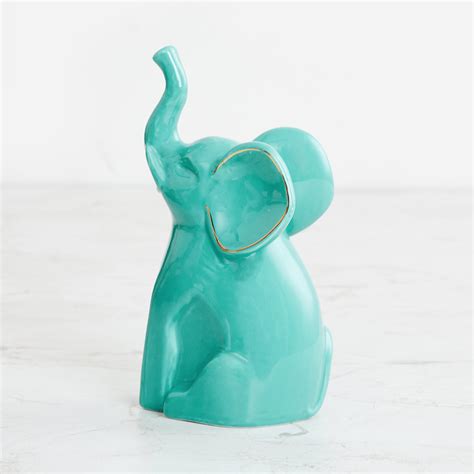 Buy Colour Connect Ceramic Elephant Figurine from Home Centre at just ...