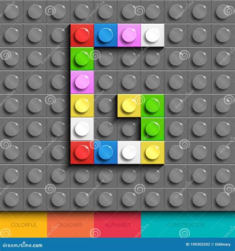 Colorful Letter G From Building Lego Bricks On Gray Lego Background. Lego Letter M Stock ...