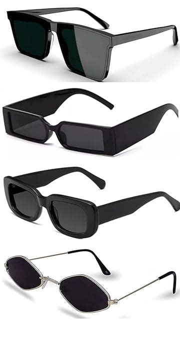 Sheomy Non-Polarized Sunglasses Unisex set of 4 goggles mcstan ...