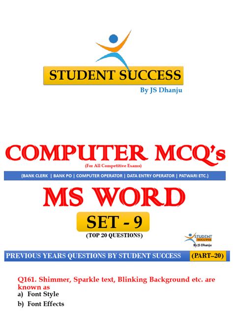 Image result for General Knowledge Computer MS Word