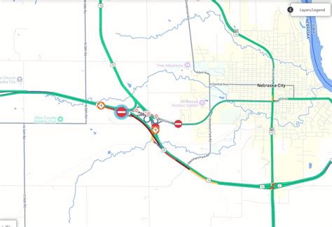 Heavy traffic slows commute to KC for Husker fans near Nebraska City