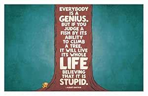 BALDAU PRINTS Motivational Quotes Wall Poster For Room (Gloss Laminated ...