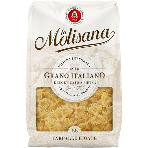 Classic Farfalle Rigate short Pasta 500g La Molisana – JITCO