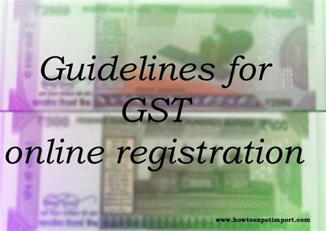 Guidelines for existing GST tax payers in India for enrolment