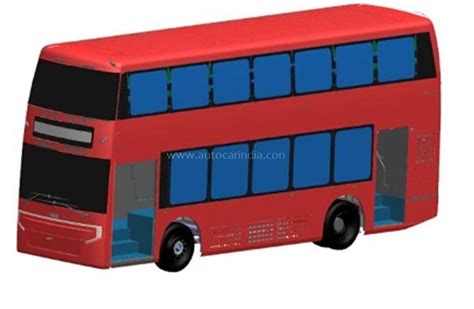 Tata EV double decker bus patent image leaked | Autocar Professional
