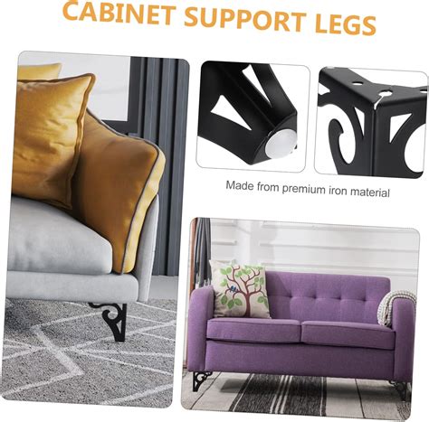 Buy VILLFUL 4 Pcs Hollow Furniture Legs Desk Protector Furniture Corner ...