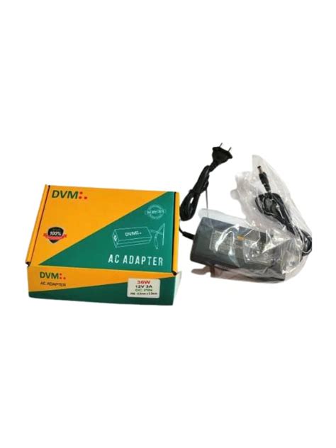 DVM | 12V 3A | AC Adapter | Power Consumption : 36W | DC pin | Pin : 5 ...