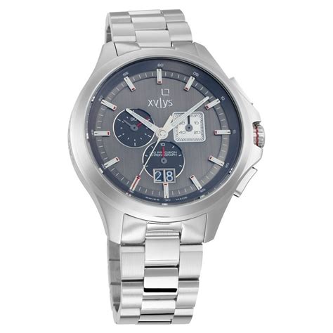 Buy Online Xylys Quartz Chronograph Grey Dial Stainless Steel Strap ...