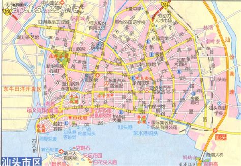 广东汕头行政区划地图,汕头市交通地图 - 伤感说说吧