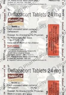 Defcort 24 Tablet: Uses, Side-effects, Price, Dosage & More Info ...
