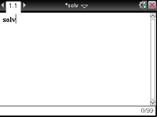 Solver (in)equations step by step - ticalc.org