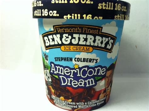 Crazy Food Dude: Review: Ben & Jerry's Stephen Colbert's Americone ...