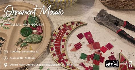 Ornament Mosaic workshop, MAKAN Interiors, Helwan, 12 December 2023 ...