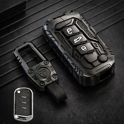 Premium Transformer Metal Key Cover for Mahindra (3-Button Flip Key ...
