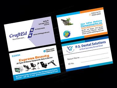 Business Card Printers in Chennai | Visiting Card Designer in Chennai