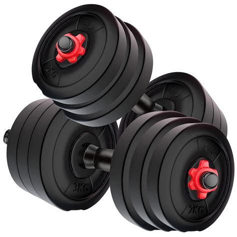 Buy GYM INSANE Dumbbell Set, 8Kg Adjustable Dumbbell Set With 1 Pair of ...