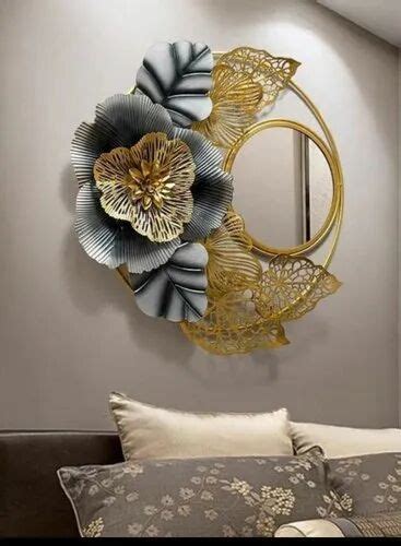 Birch Flower Frame Metal Wall Decorative Mirror Manufacturer, Supplier ...