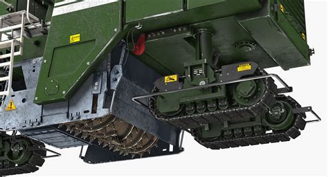 Dirty Asphalt Milling Machine Generic 3D | 3D Molier International
