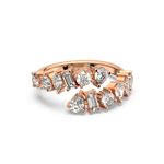Multi-Shape Twist - Lab Grown Diamond Ring by Stefee Jewels