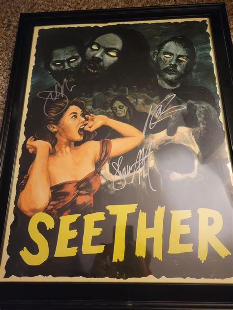 Image result for Seether Signed CD