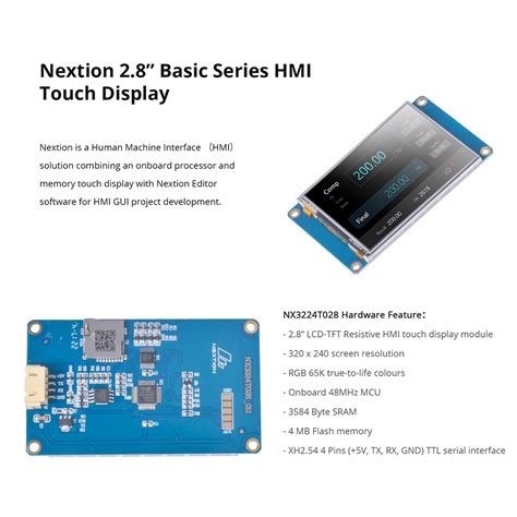 NX3224T028 – Nextion 2.8” Basic Series HMI Touch Display – India’s ...