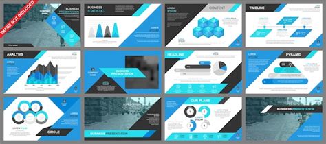 Prezentacja PowerPoint firmy slajdy szablony z elementów infographic ...