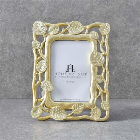 Buy McQueen Golden Leaf Photo Frame (4x6) - Home Artisan