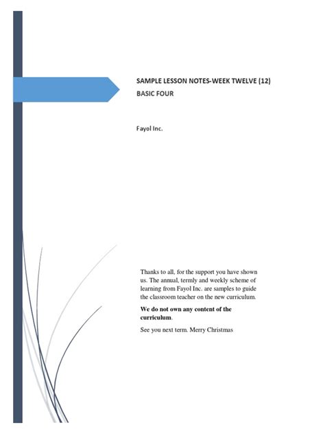 Image result for Note of Lesson for a Class