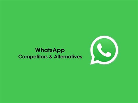 Competitors Of Whatsapp