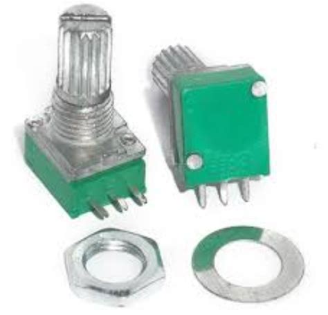 B50K sealed potentiometer 3pin shaft 15mm RESISTOR – Main Store