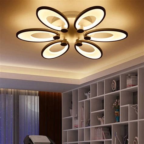 Hdc 12 Light Flower Led Chandelier Ceiling Light For Dining Living