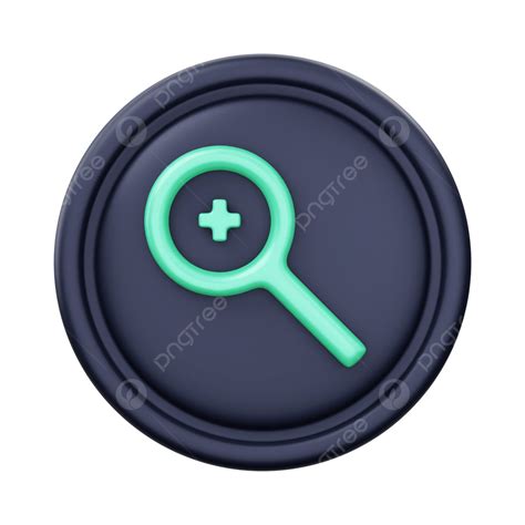Zoom In 3d Icon Render, 3d Zoom In Icon, 3d Zoom In Button, 3d Icon ...