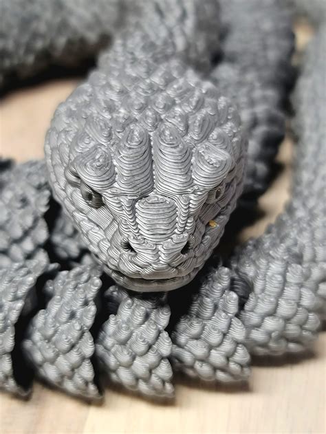 3D Printable Snake and Rattlesnake by McGybeer