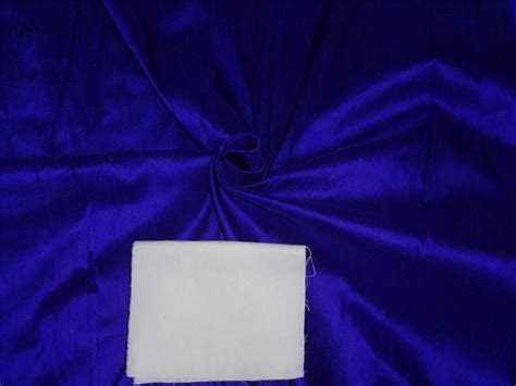 100% PURE SILK DUPION FABRIC BRIGHT INDIAN PURPLE colour 54" wide WITH ...