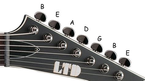 Image result for Standard 7 String Guitar Tuning