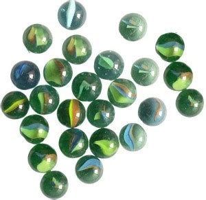 OrchidWala 25 Pc Glass Marble - Crystal Clear Marble Goti for toys - 25 ...