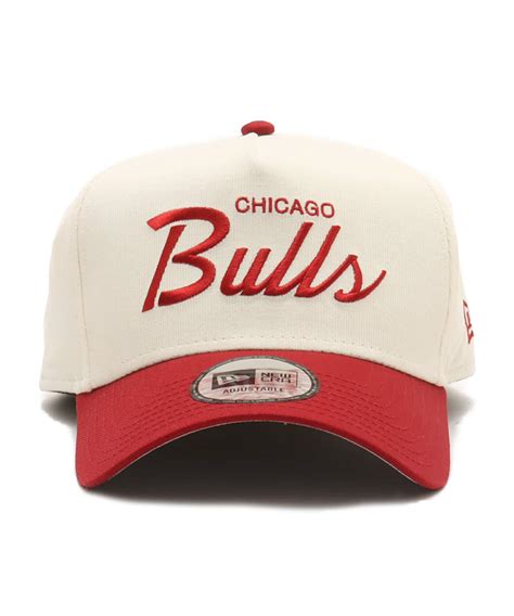 NEW ERA 9FORTY A-FRAME SUMMER CORDUROY Chicago Bulls CHROME RED VISOR ...