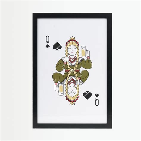 Buy Spectrum Wooden Queen of Spade Picture Frame - 48x33cm from Home ...