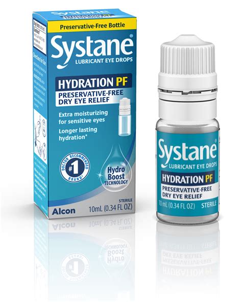 Systane Hydration Preservative Free Dry Eye Care Eye Drops, 10 ml ...