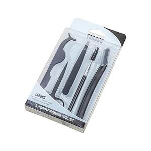 COSLUXE 5 Pcs Eyebrow Trimming Kit Eyebrow Grooming Set with Tweezers ...