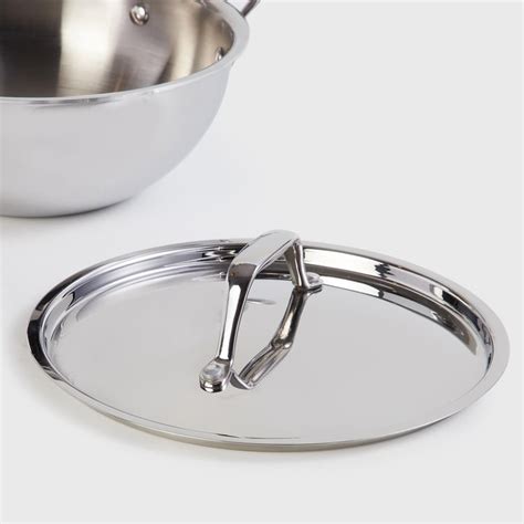 Buy Chef Special Stainless Steel Kadhai with Lid - 1.6L from Home ...