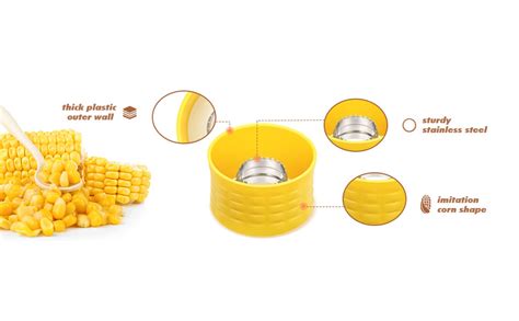 Buy NIRDAMBHAY Corn Cutter, Stripping Kernels Remover with Stainless ...