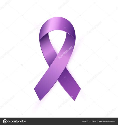 Realistic purple Awareness Ribbon to World Lupus Day. Stock Vector by ...