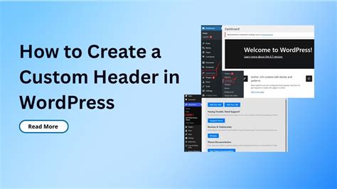 How to Create a Custom Header in WordPress