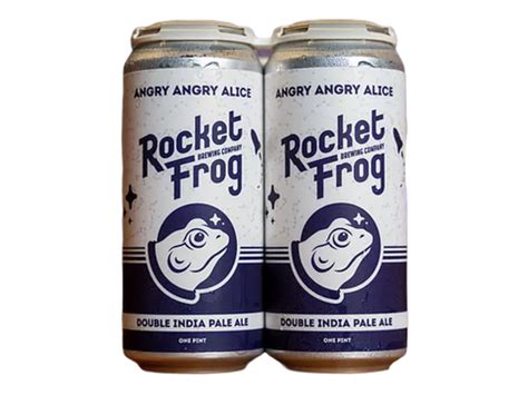 Rocket Frog Brewing Angry Angry Alice Double India Pale Ale Beer 4-Pac ...