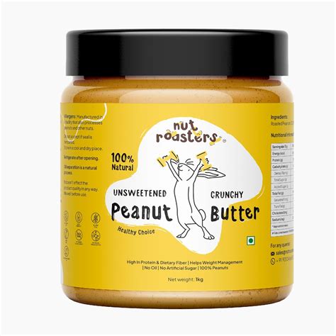 Nut Roasters Crunchy Peanut Butter 1Kg | Tasty & Healthy Nut Butter ...