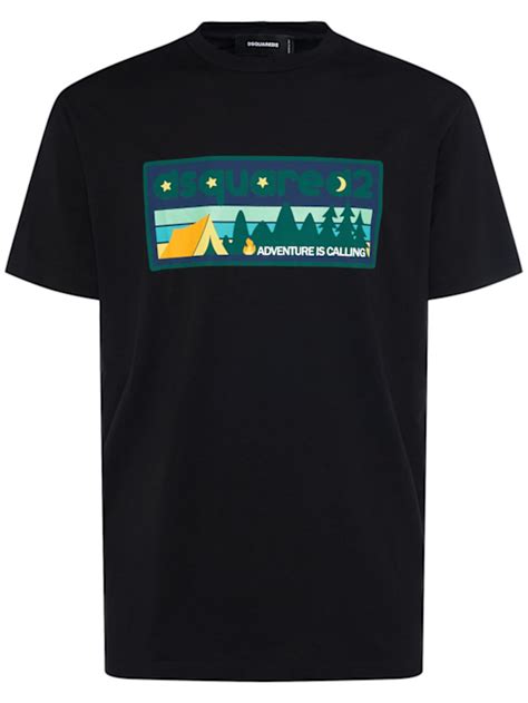 Cool fit cotton t-shirt - Dsquared2 - Men | Luisaviaroma