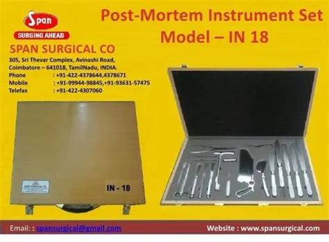 Post Mortem Instrument - Postmortem Instruments Set Exporter from ...